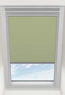 Trinity (Blackout), Soft Green - Loft Blind